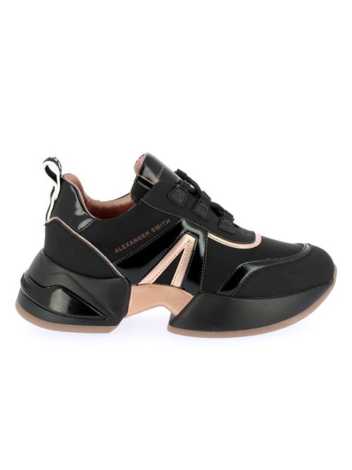 Marble Woman sneakers da donna in ecopelle nera ALEXANDER SMITH | MBW1189BLK